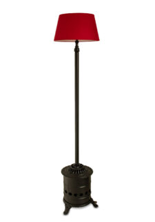 Vintage Gas Heater Standard Lamp