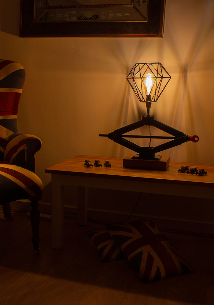 Scissor Jack Table Lamp Ambience