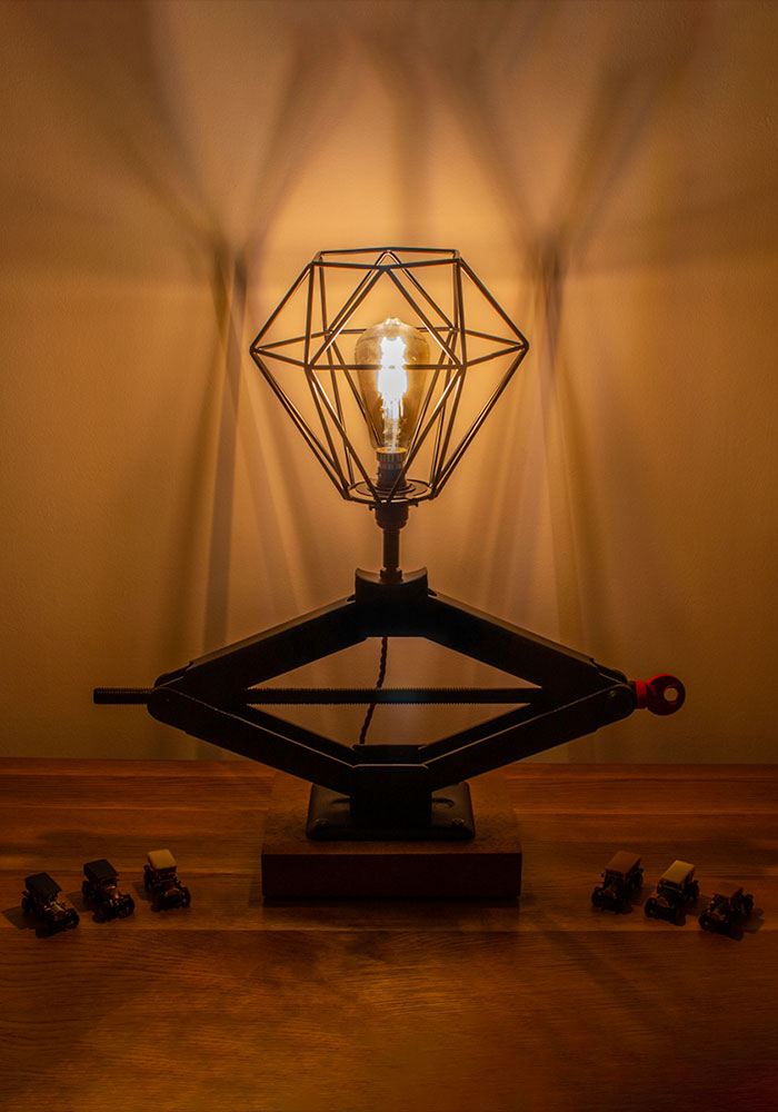 Scissor Jack Table Lamp Ambience